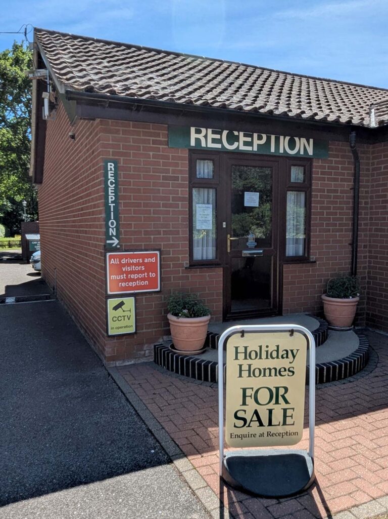 Roman Camp Caravan Park Reception