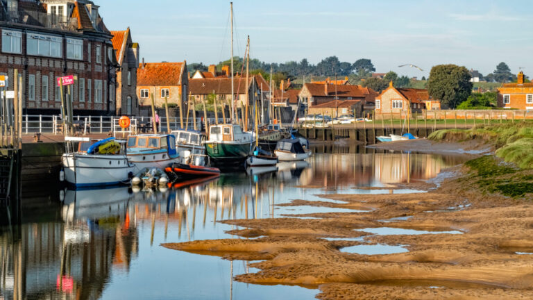 Blakeney Harbour in the early morning