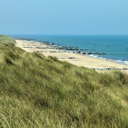 Horsey dunes and beach, Norfolk