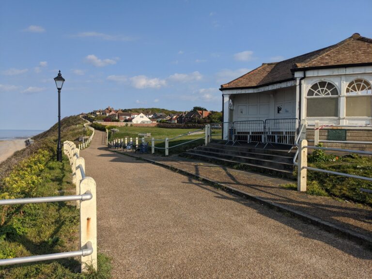 Clifftop walk east of Cromer